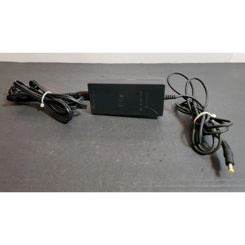 Sony Playstation 2 Slim Power Supply Cable OEM SCPH-70100 Black Tested Works